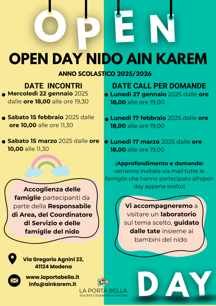 Date Open Day Volantio date Open Day anno scolastico 2025/26